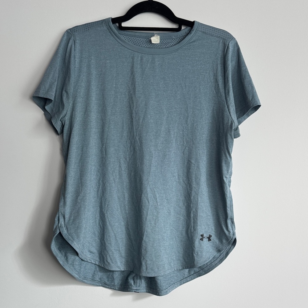 Under Armour Women’s Short Sleeve Tee in Slate Blue Size L